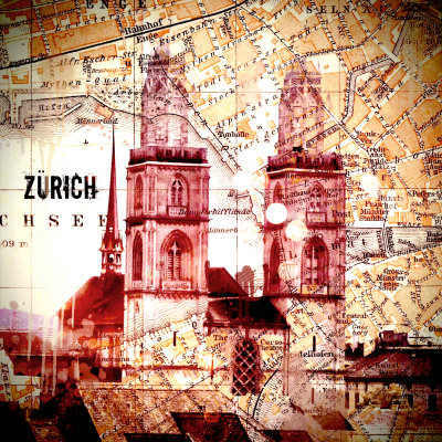 Zürich Vintage Map 15